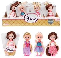 BEAU Mini poupée 11cm Princesse 3 assorties en présentoir (24)