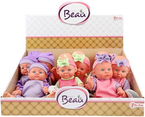 BEAU Mini babypop 21cm 3 assorti (12 in display)-2