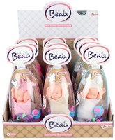 BEAU Mini babypop 13cm in ei met accessoires 3 assorti in display (9) 9x9,2x24,3cm.-2