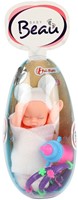 BEAU Mini babypop 13cm in ei met accessoires 3 assorti in display (9) 9x9,2x24,3cm.-3