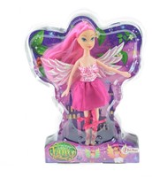 FAIRY FRIENDS Fee met glittervleugels 22cm roze 6x21,5x27cm.-2