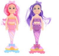 MERMAIDS Set met 4 poppen 15cm Zeemeermin Zusjes 20x22cm-3