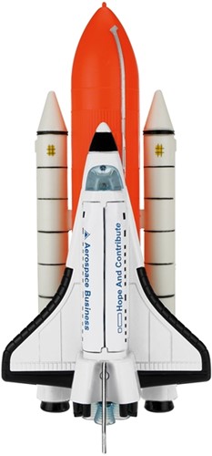 Space shuttle met externe brandstoftank-3