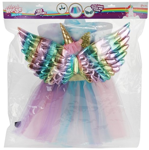 DREAM HORSE Verkleedset Eenhoorn vleugels + tutu 3x53x55cm.-2