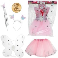 PRINCESS FRIENDS Verkleedset Vlinderfee 2 assorti 5x48x40cm.