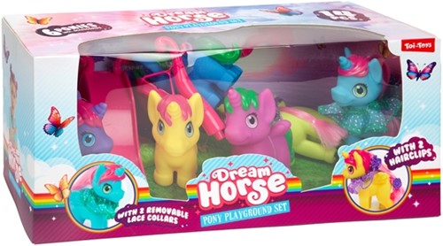 DREAM HORSE Spielset -Spielplatz- mit Zubehör + 6x Einhorn-2