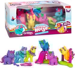 DREAM HORSE Speelset -Speeltuin-met accessoires + 6x eenhoorn