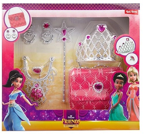 PRINCESS FRIENDS Set -Prinses- tas+sieraden+staf-2