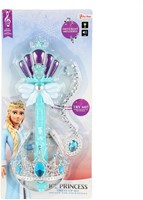 ICE PRINCESS Toverstaf -Prinses- +licht en geluid met accessoires+tiara-2