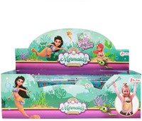 MERMAIDS Twirling glitterbaton Zeemeermin in display (30) 31x2x2cm.-2
