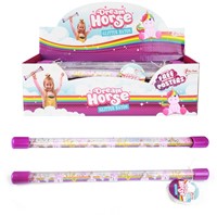 DREAM HORSE Twirling glitterbaton Eenhoorn in display (30) 31x2x2cm.