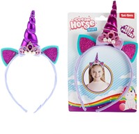 DREAM HORSE Diadeem eenhoorn -paars