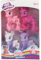 DREAM HORSE Set fantasiepaarden Eenhoorn 4 stuks 7x21x34cm.-2