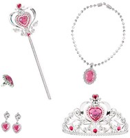 PRINCESS FRIENDS Sieradenset Prinses tiara + staf 5x20x26cm.-3