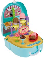 Set IJs met coupes en koekhoorntjes in rugzak 13,5x23x26cm.-3
