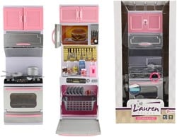 LAUREN Keuken klein +licht en geluid voor tienerpop 2 assorti