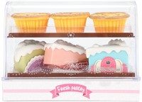 FOOD MARKET Set met gebak en taartschep 9x24,5x26,5cm.-3