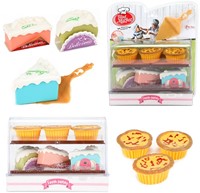 FOOD MARKET Set met gebak en taartschep 9x24,5x26,5cm.