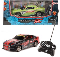 Radio Control Rally auto (race) 2 assorti 14x29x12,5cm.