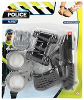 POLICE Set Polizia S.W.A.T. con pistola + manette 23x28cm-2