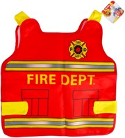 FIRE FIGHTER Brandweermanvest -Fire- (verkleedset)