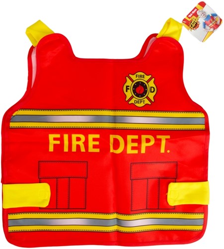 FIRE FIGHTER Brandweermanvest -Fire- (verkleedset)
