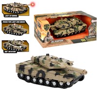 ALFAFOX Tank militair frictie +licht en geluid