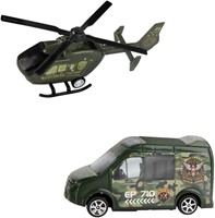 ALFAFOX Voertuigen militair pull back -5st in doos-3
