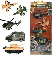 ALFAFOX Voertuigen militair pull back -5st in doos