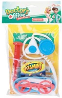 DOCTOR Doktersset met accessoires + stethoscoop + spuit 2 assorti 18x30x3,5cm.-2
