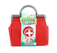 DOCTOR Doktersset in tas -o.a. spuit+thermometer 21x21cm-2