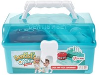 DENTIST Koffer Tandarts + accessoires 10 delig 13x21cm-2