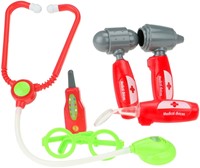 DOCTOR Doktersset met accessoires+stethoscoop in koffer-3