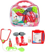 DOCTOR Doktersset met accessoires+stethoscoop in koffer