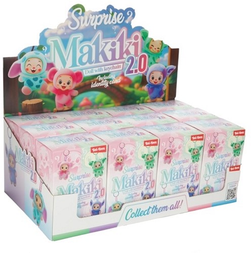 Makiki 2.0 Schlüsselanhänger-Puppe 15 cm in Blindbox 4 verschiedene (12DB)-2
