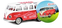 Retro bus -Greetings from Austria- in display-3