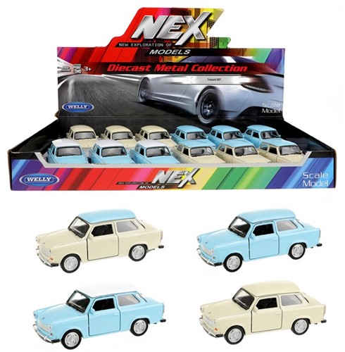 WELLY Trabant 601 11cm 4-fach sortiert im Display (12)