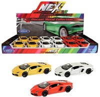 WELLY Lamborghini Aventador LP700-4 3 assortie in display