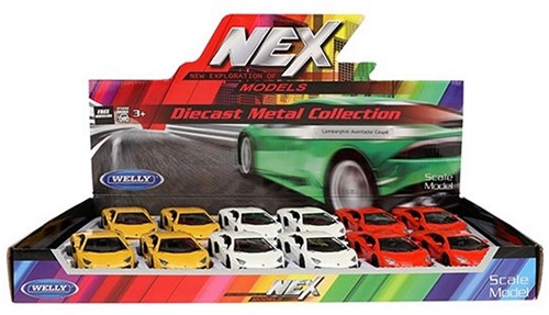 WELLY Lamborghini Aventador LP700-4 3 assortie in display-2