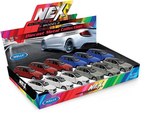 WELLY Mercedes-Benz GLC 4 assorti in display-2