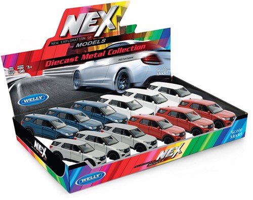 WELLY Ford Explorer 2023 4 assorti in display-2