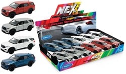 WELLY Ford Explorer 2023 4 assorti in display
