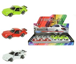 WELLY Porsche 911 Turbo 11,5cm assorti in display (12)