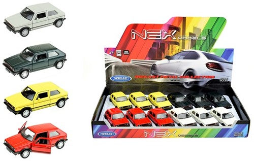 WELLY Volkswagen Golf I GTI 11cm assorti in display (12)