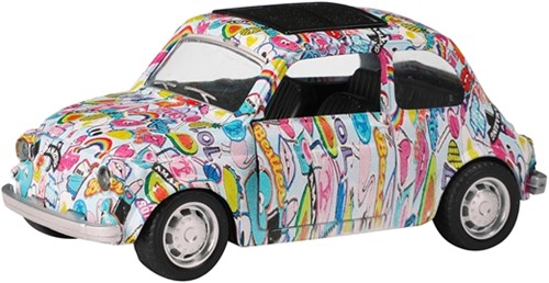 METAL Auto -Graffiti 500- pull back 3  assorti-3
