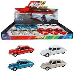 WELLY Citroën DS 23 1973 11,5cm 4 assorti in display (12)