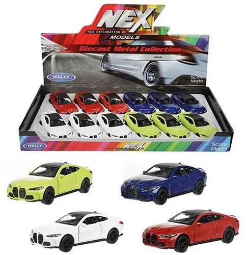 WELLY BMW M4 4 assorted in display