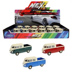 WELLY Volkswagen pick up bus 11cm en display (12)