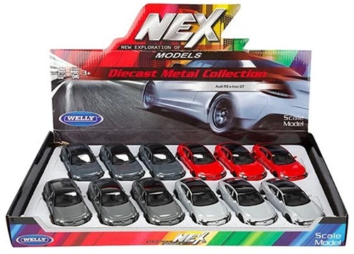 WELLY Audi RS E-tron GT 4 assortie in display-2