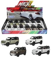 WELLY Land Rover 2020 Defender 4 assortie in display